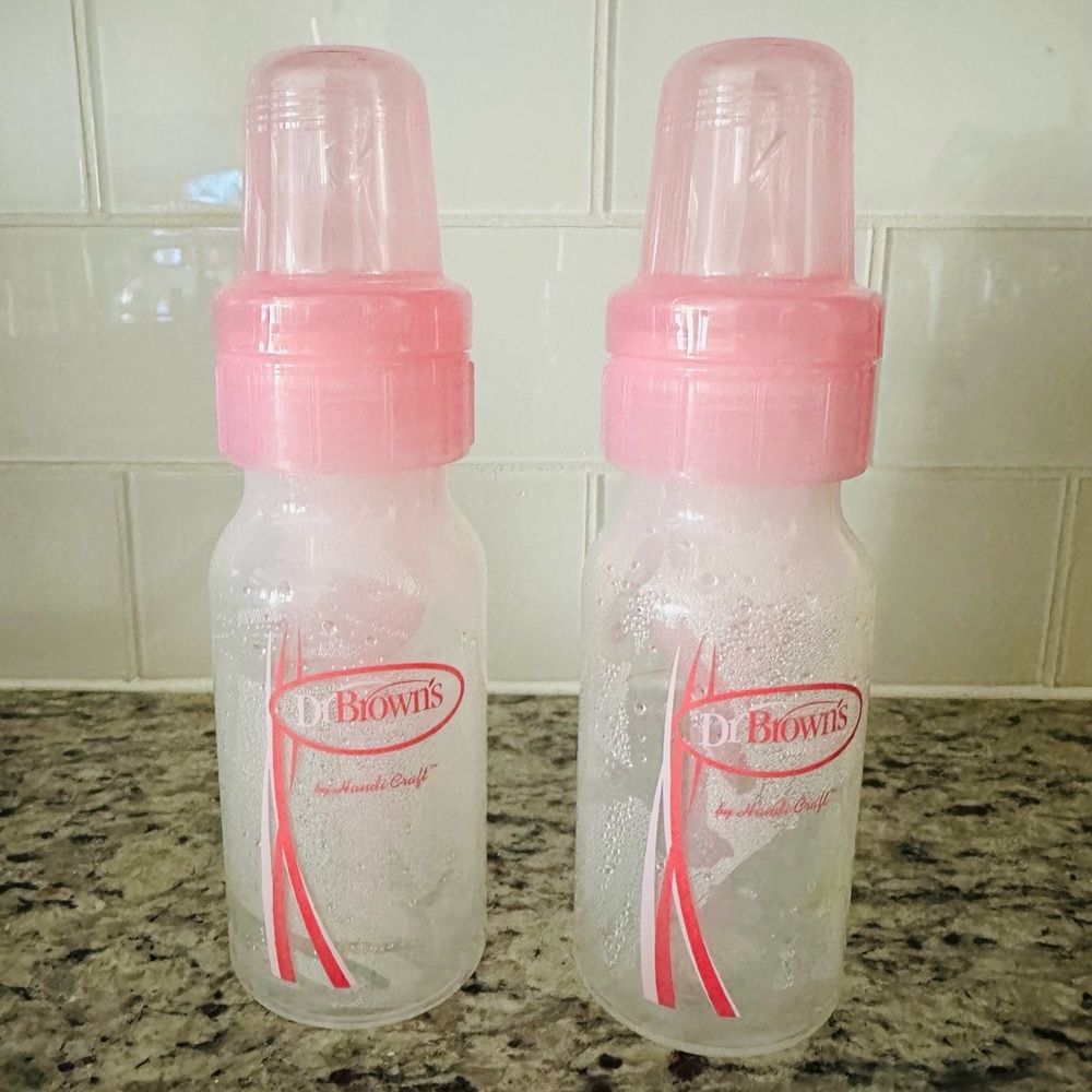 2 Dr Brown 4oz Baby Bottles